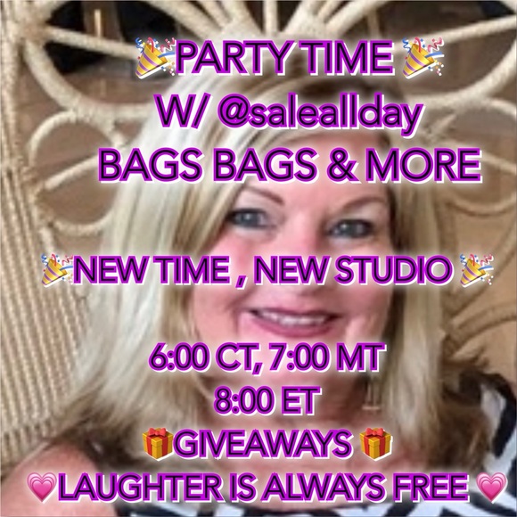 LET’S PARTY! LIVE 🎉MASSIVE BAGS,JEWELRY, MENS 👜 M,W,F 6:00 MST  7:00 CT 8:00 ET - Picture 9 of 15